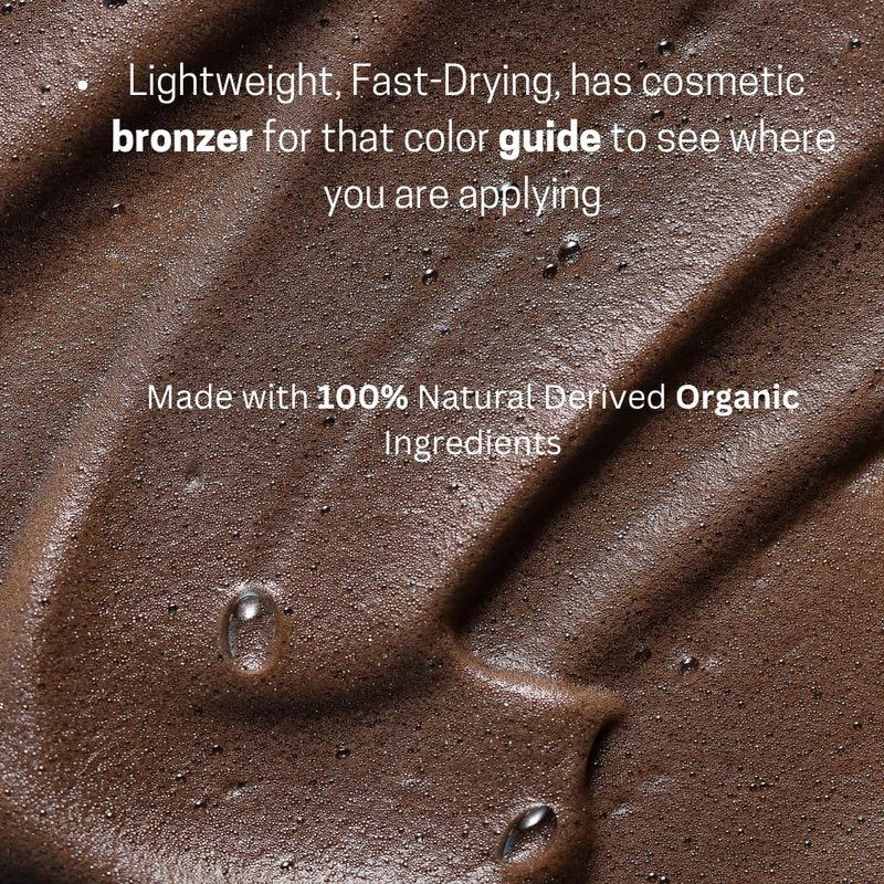 Chocolate Glaze Mousse Self Tanner - Streak-Free, Fast-Drying Foam for Natural Brown Glow | 32 fl. Oz