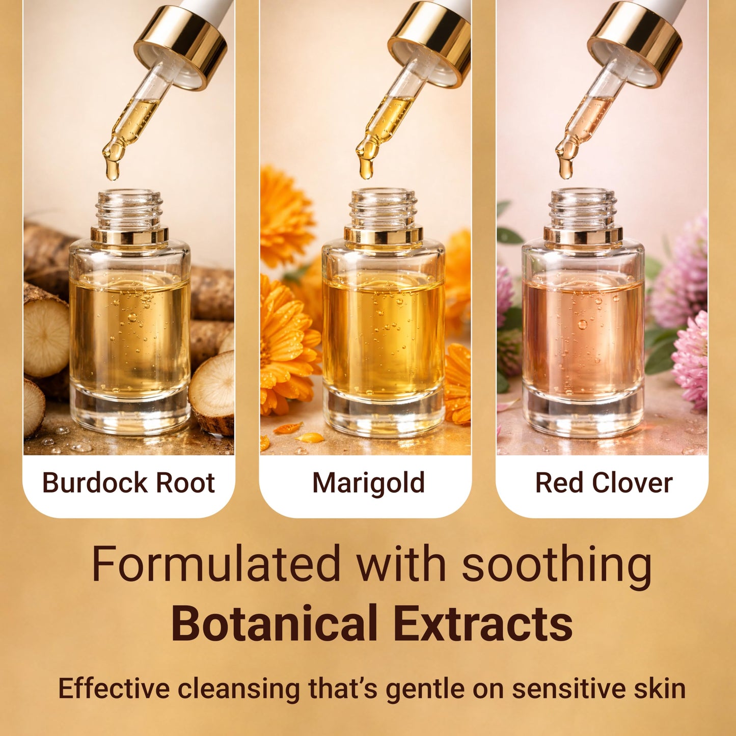 Zoi Teli'a Sensitive Skin Face Wash with Aloe Vera, Burdock Root and Botanical Oils, Fragrance Free Gentle Facial Cleanser Formula for Daily Use - Made in USA - 120ml - Clear