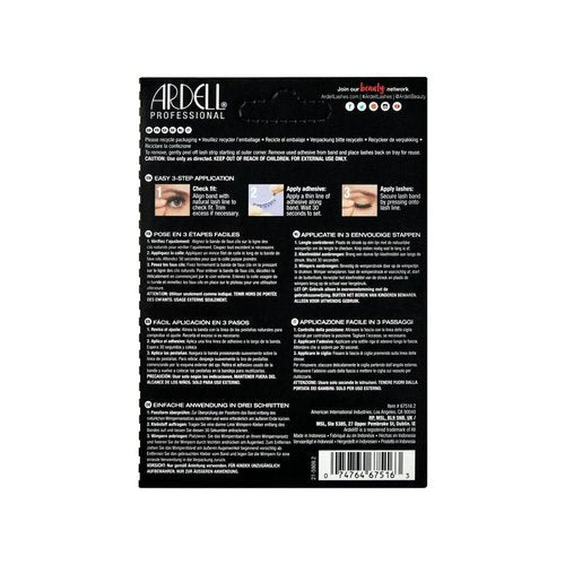 Ardell Wispies 113 Black, 6 Pairs x 2 Pack