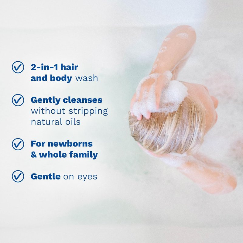 Mustela Organic Cleansing Gel | Natural Hair & Body Wash with Olive Oil & Aloe Vera - Fragrance-Free, Tear-Free, Vegan - 13.52 fl. oz.