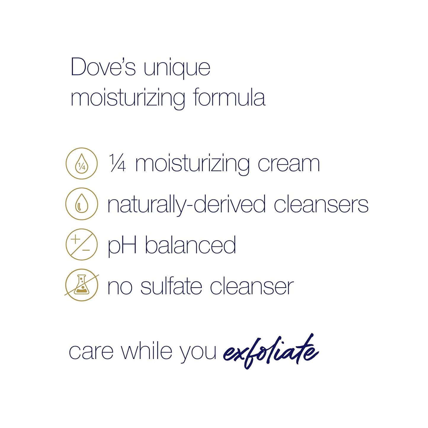 Dove Exfoliating Body Polish Scrub with Almond & Mango Butter - 10.5 oz (4 Count) for Dry Skin