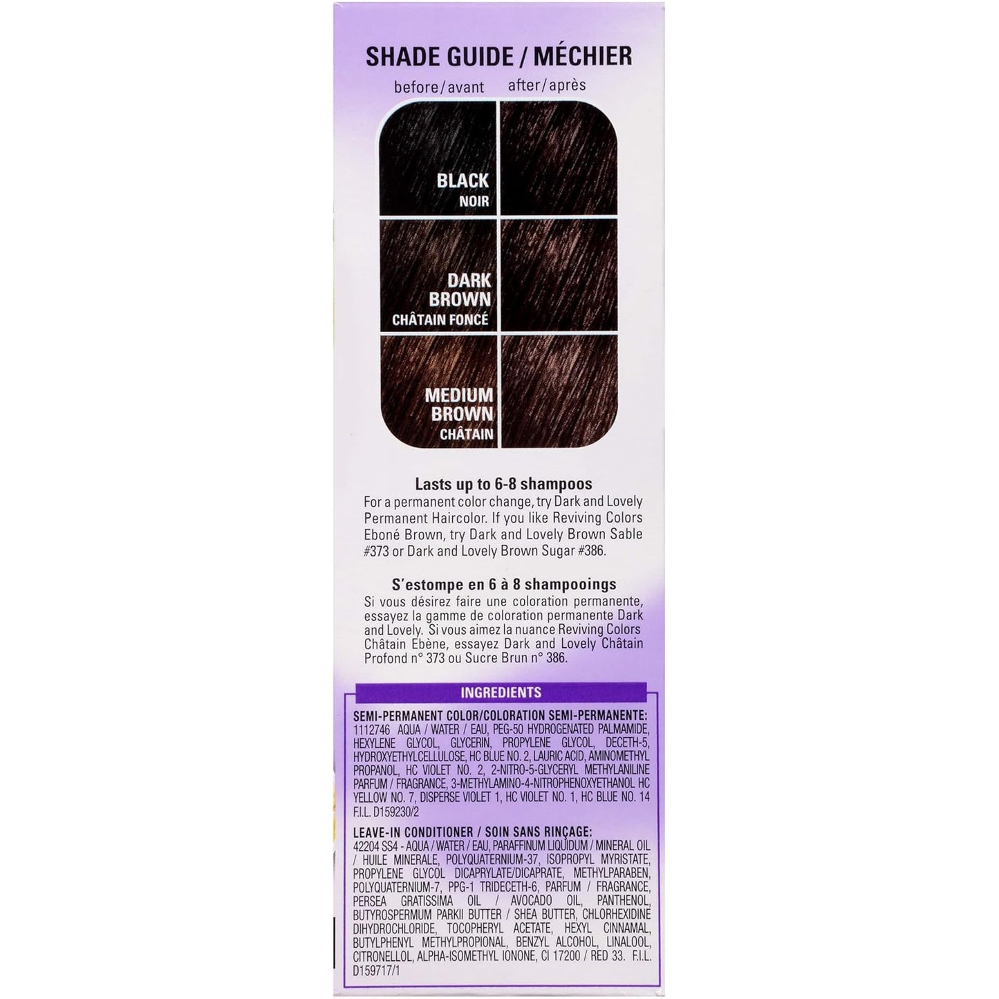 Dark and Lovely Reviving Colors Nourishing Hair Color, Spiced Auburn 393 - SoftSheen-Carson