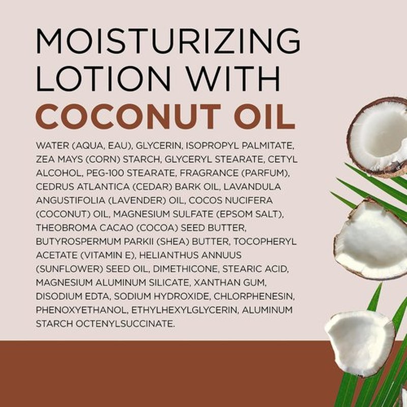 Dr Teal's Body Lotion, Coconut Oil & Essential Oils, 18 fl oz (Pack of 3)
