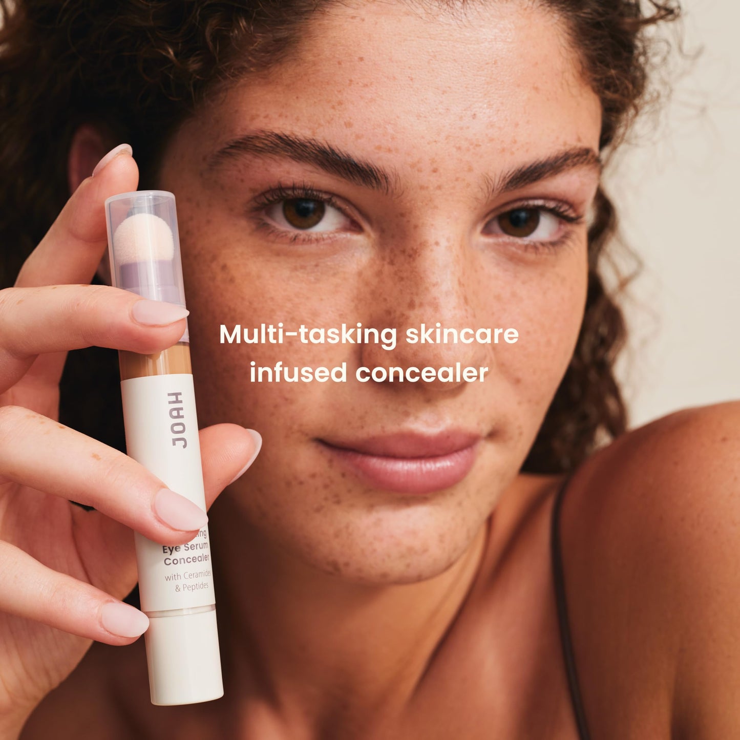 JOAH Perfect Complexion Under Eye Concealer and Serum, Korean Makeup, Hydrating Under Eye Concealer Stick for Dark Circles and Puffiness, Peptide Serum with Medium Coverage (Pack of 2)