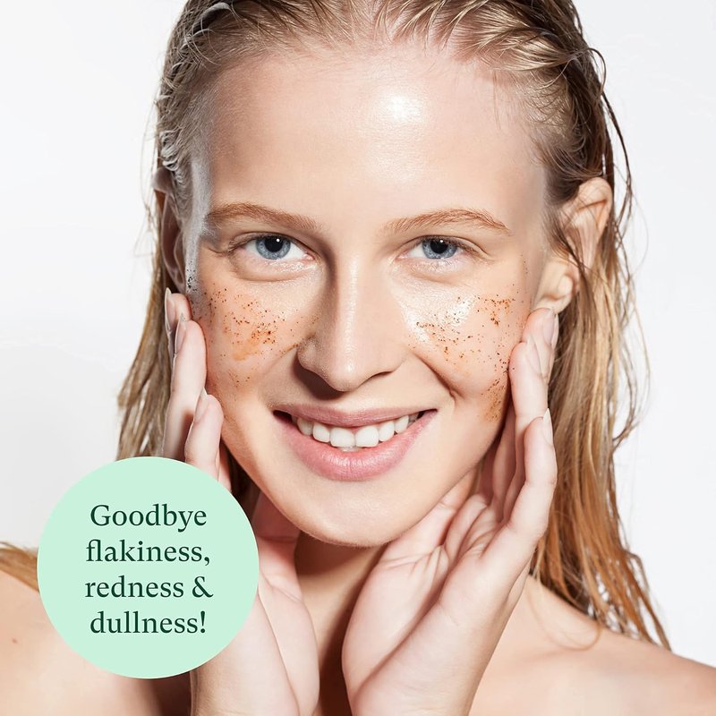 Microdermabrasion Facial Scrub - Anti-Aging Exfoliator for Acne Scars & Dull Skin | 100% Vegan, 4 fl. oz.