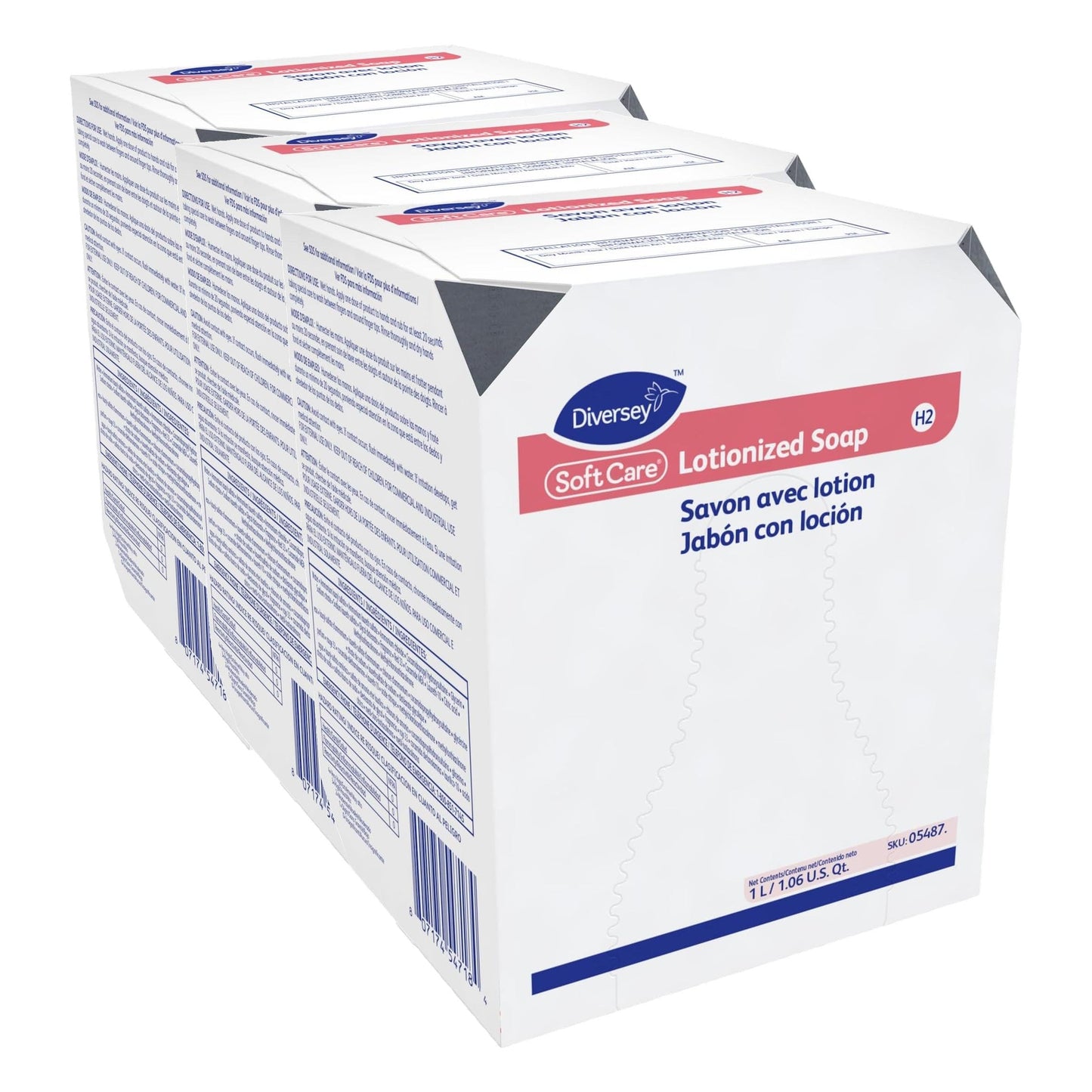 Diversey Soft Care Lotionized Hand Soap, Floral Scent, 1,000 Ml Cartridge, 12/carton (Pack of 3)