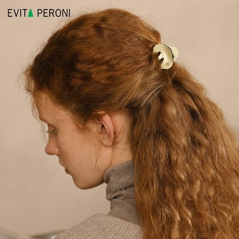 EVITA PERONI Colorful Mini Resin Hair Accessories: Tiny Claw Clips for Women and Teenage Girls
