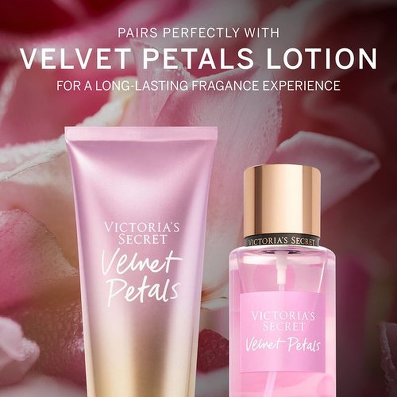 Victoria's Secret Velvet Petals Body Mist, Body Spray for Women (8.4 oz)