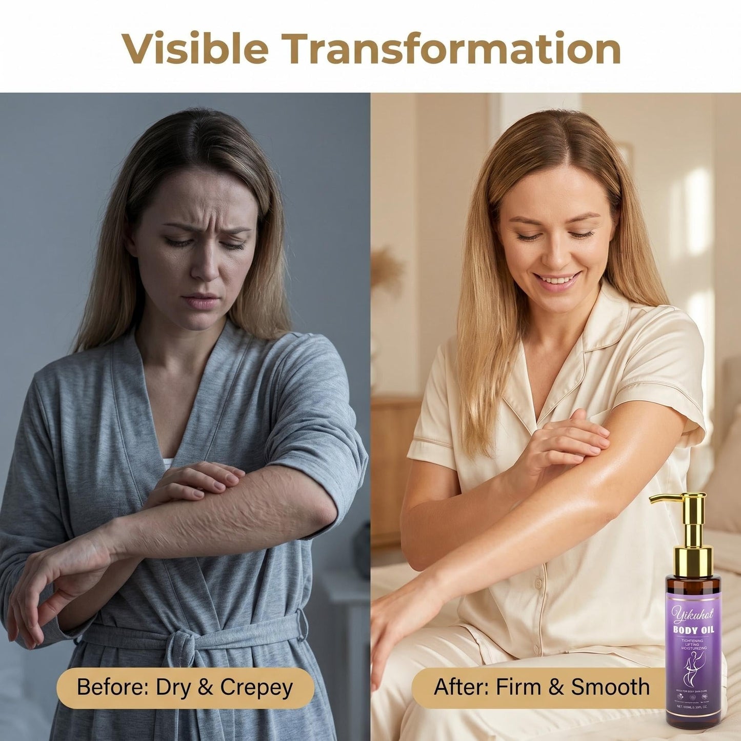 Yikuhot Firming body oil for Women,3.4 FL OZ