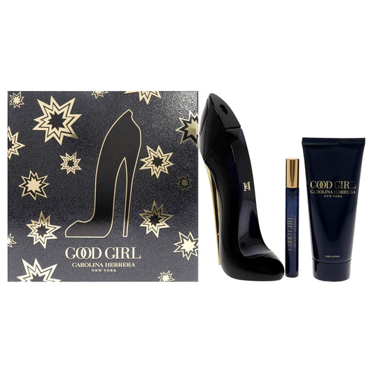 Carolina Herrera Good Girl Women's Perfume Gift Set - 2.7oz EDP Spray, 3.4oz Body Lotion | Luxurious Fragrance