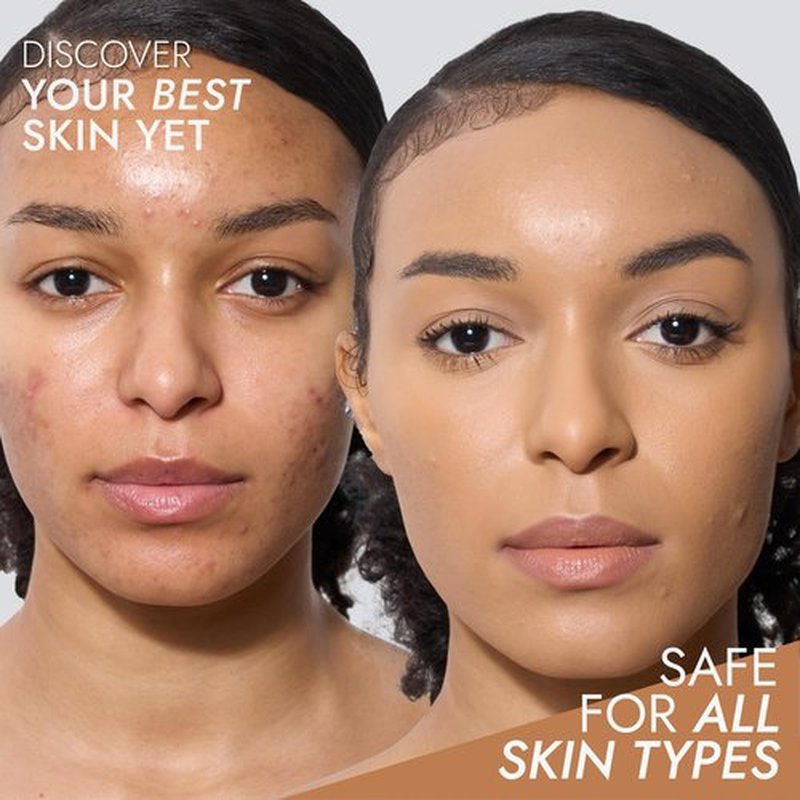 COVER FX Skin Discovered Longwear Full Coverage Concealer | Buildable Crease-Resistant High Coverage Formula Conceals, Corrects, and Brightens | R1- Rich skintones with cool undertones