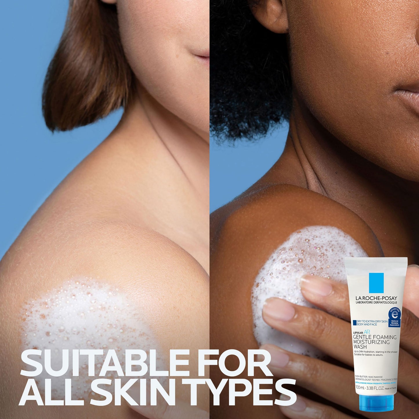 La Roche-Posay Lipikar AP+ Gentle Moisturizing Body Wash, 3.38oz