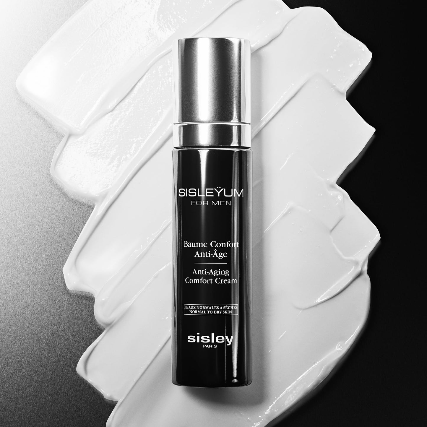 Sisley Paris Sisleyum Anti-Aging Comfort Cream - Smooths, Soothes & Hydrates - For Normal-to-Dry Male Skin - Non Sticky, Non Shiny - Light Fragrance with Woody Notes - 50 mL
