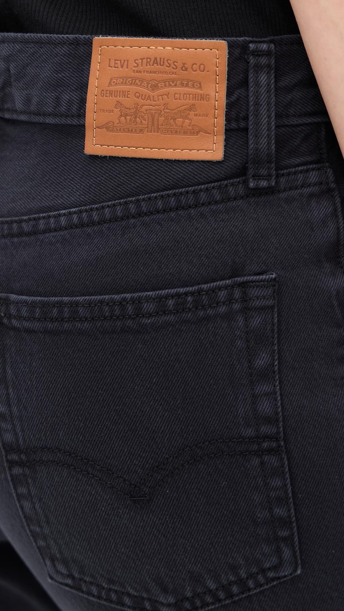Levi's® Womens Loose Bootcut, Chipped Black Oyster, Size: 23, Inseam: 31
