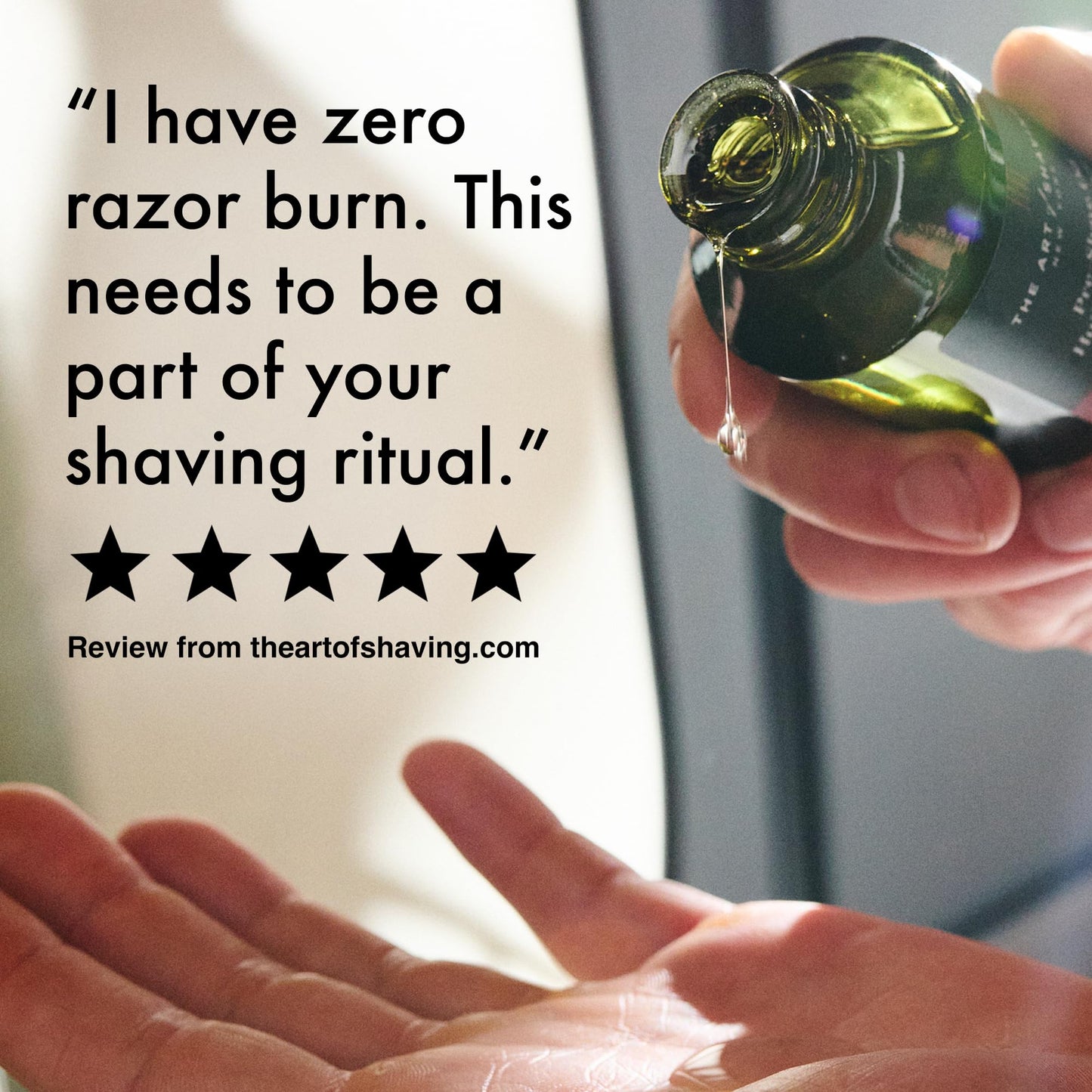 The Art Of Shaving Unscented Pre-Shave Oil For Men – Clinically Tested For Sensitive Skin – Improves Razor Glide For a Close, Comfortable Shave – 8.1 oz