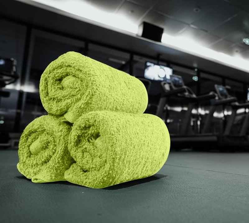 Utopia Towels 24 Pack Cotton Washcloths Set - 100% Ring Spun Cotton, Premium Quality Flannel Face Cloths, Highly Absorbent and Soft Feel Fingertip Towels (Neon Green)