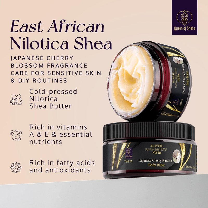 African Shea Butter - Raw Organic Moisturizer for Skin | 8 Ounce, USDA Certified, All-Natural for Face, Hair, Body Care