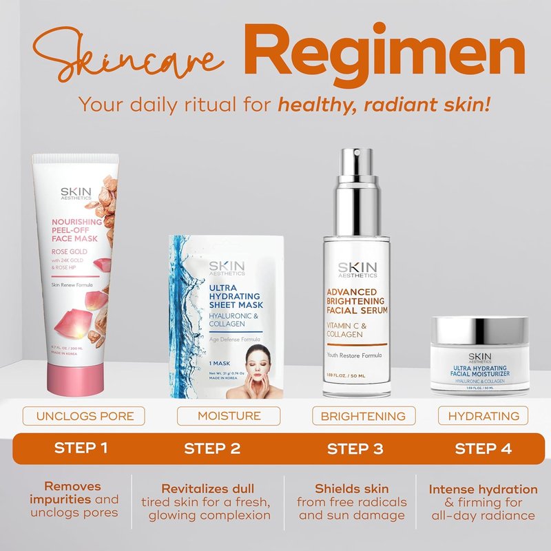 Vitamin C Serum for Face | Collagen-Infused Dark Spot Treatment - Anti-Aging, Skin Brightening, Vegan Korean Skincare