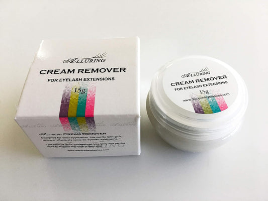 Alluring Cream Eyelash Extension Glue Remover - Strong Adhesive Formula for Easy Application