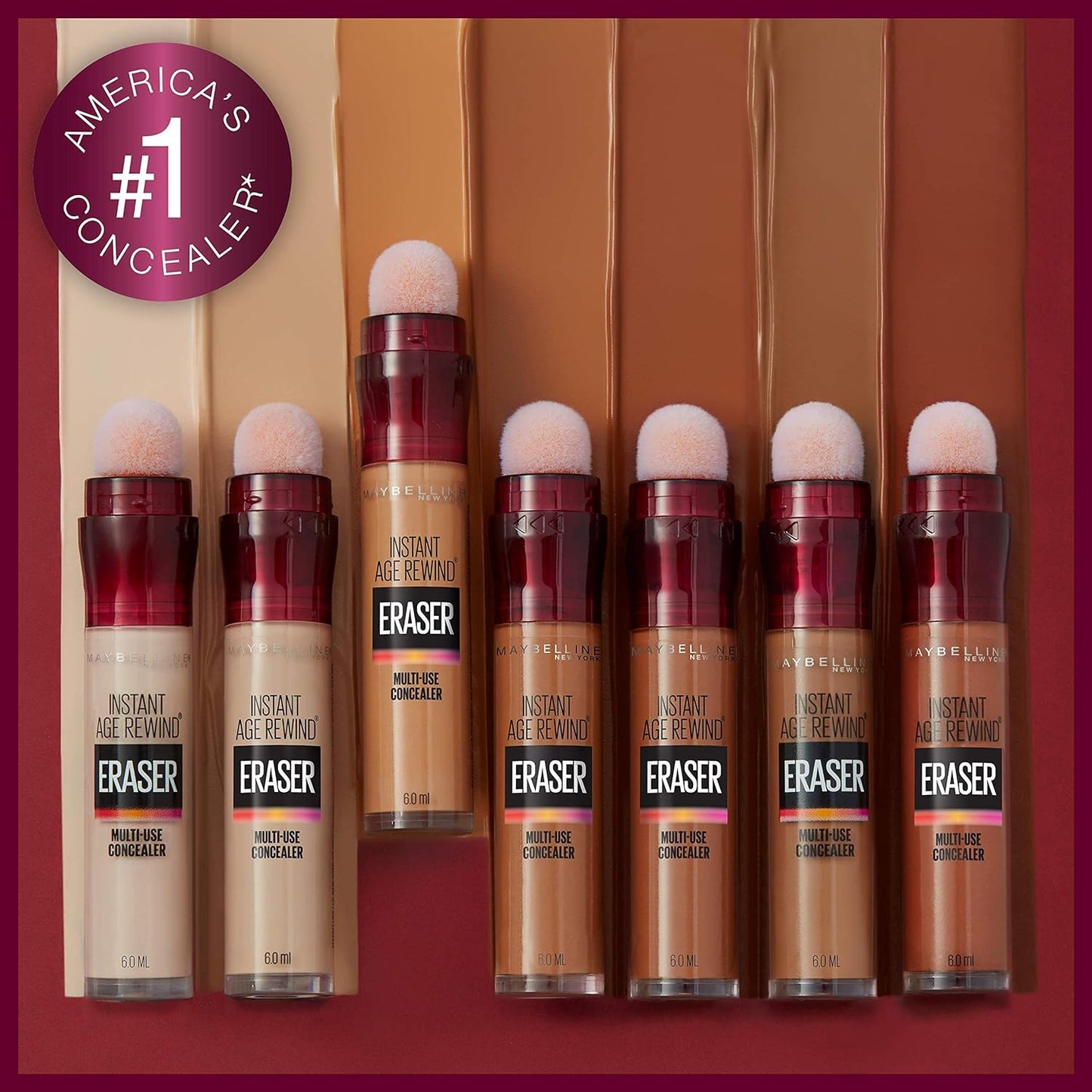 Maybelline Instant Age Rewind Concealer for Dark Circles - Fair, 0.2 Fl Oz (2-Pack)