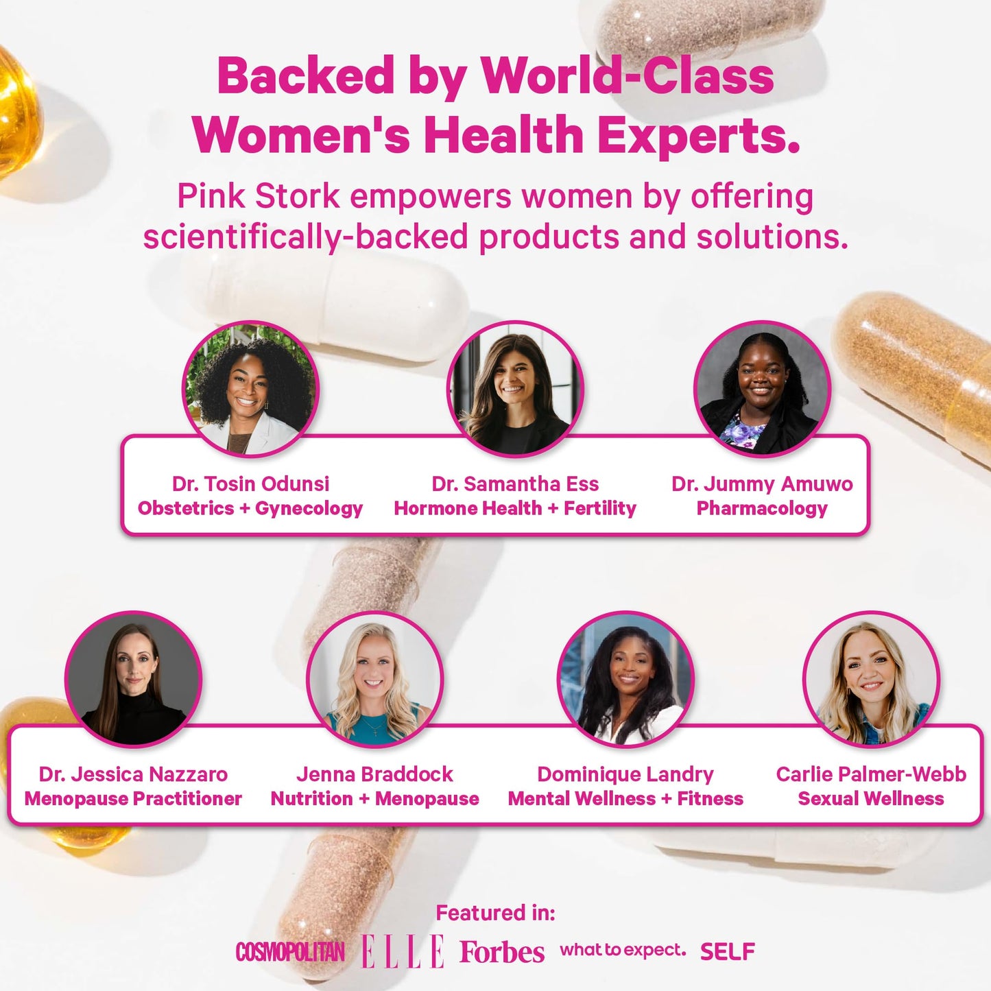 Pink Stork Postpartum Mood Support, 30-Day Supply