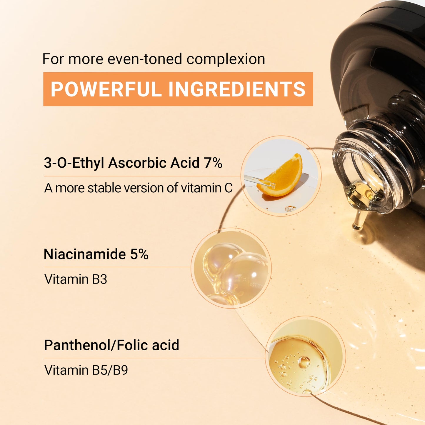 HEIMISH RX Multi Vitamin Glow Serum - Vitamin C Serum for face, Dark Spot & Hyperpigmentation Reduction, Anti Aging, Skin Brightening with Vitamin C 7%, Niacinamide 5% - 35 ml (1.18 fl. oz)