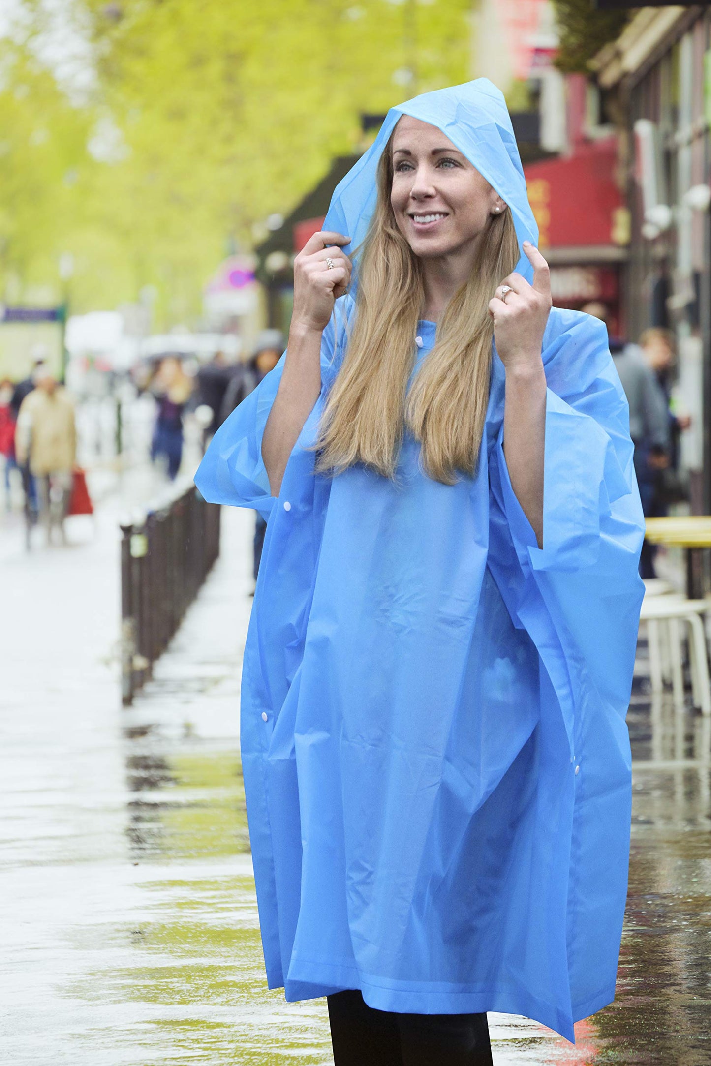 Travelon Rain Poncho Packing Organizer, Blue