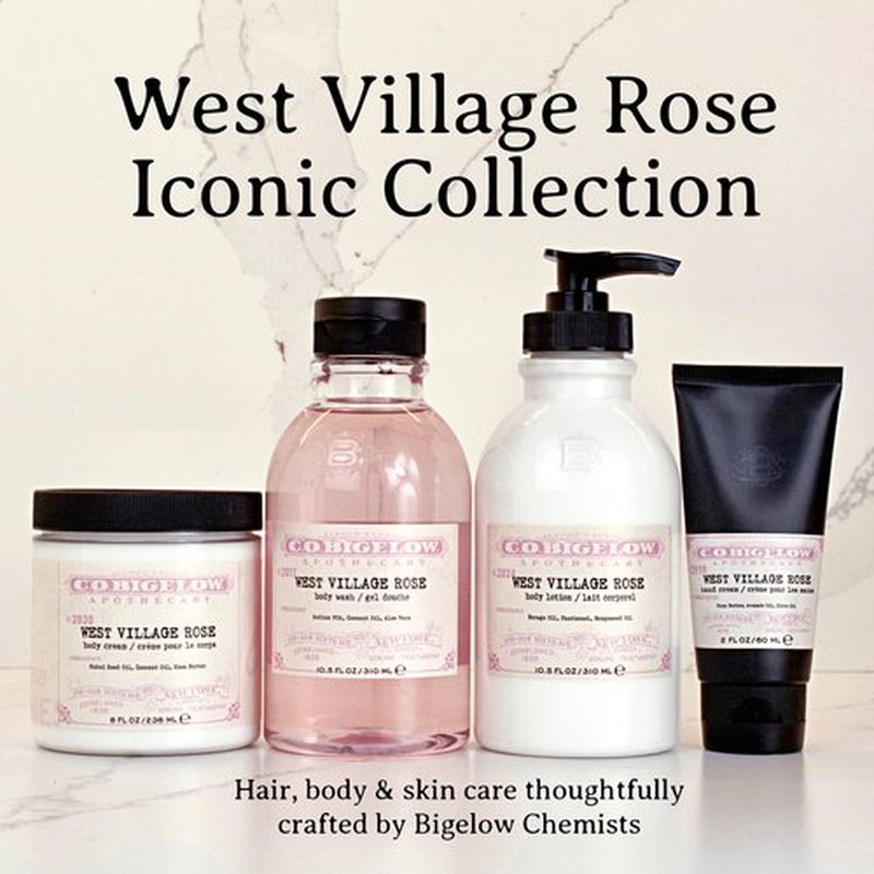 C.O. Bigelow Iconic Collection West Village Rose Hand Cream, with Shea Butter, Avocado Oil, and Olive Oil, 2 fl oz