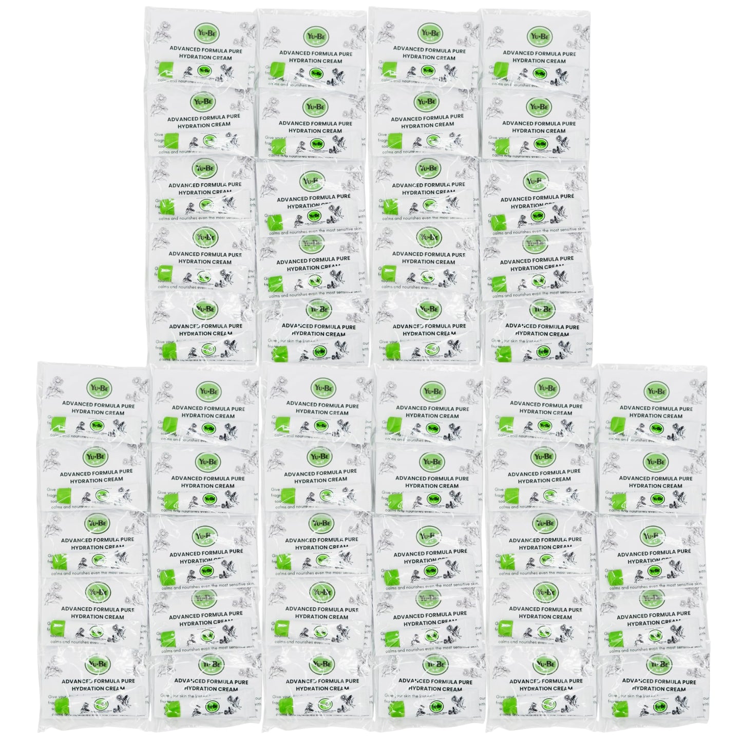 Yu-Be Advanced Formula Pure Hydration Cream 20pc Sample Pack