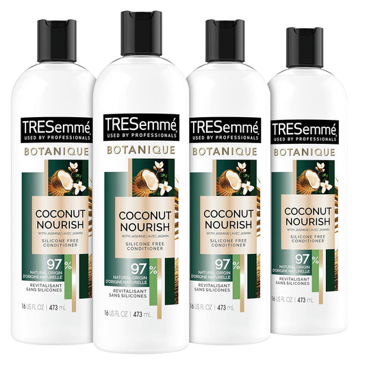 TRESemmé Botanique Conditioner for Dry Hair And Damaged Hair Botanique Coconut Nourish 92% Natural Derived Ingredients with Professional Performance 16 fl oz