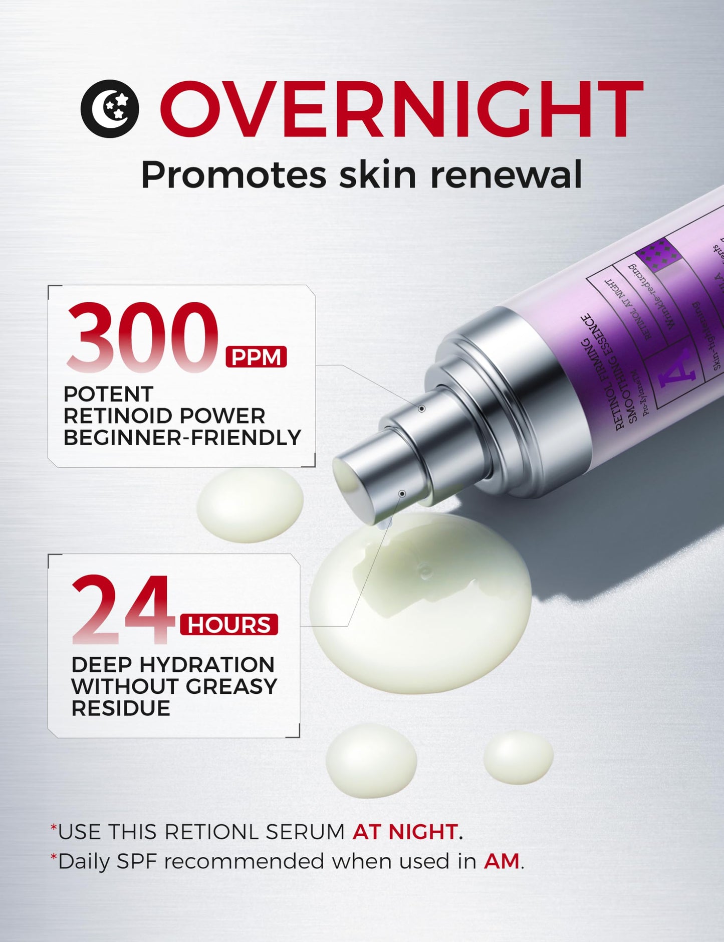 NING DERMOLOGIE Vitamin C Serum & Retinol Serum for Face Set - Collagen Booster & Dark Spots Treatment Face Serum Duo for Gentle Firming Anti Aging & Wrinkle | Korean Skincare Rountine - 1 fl oz Each