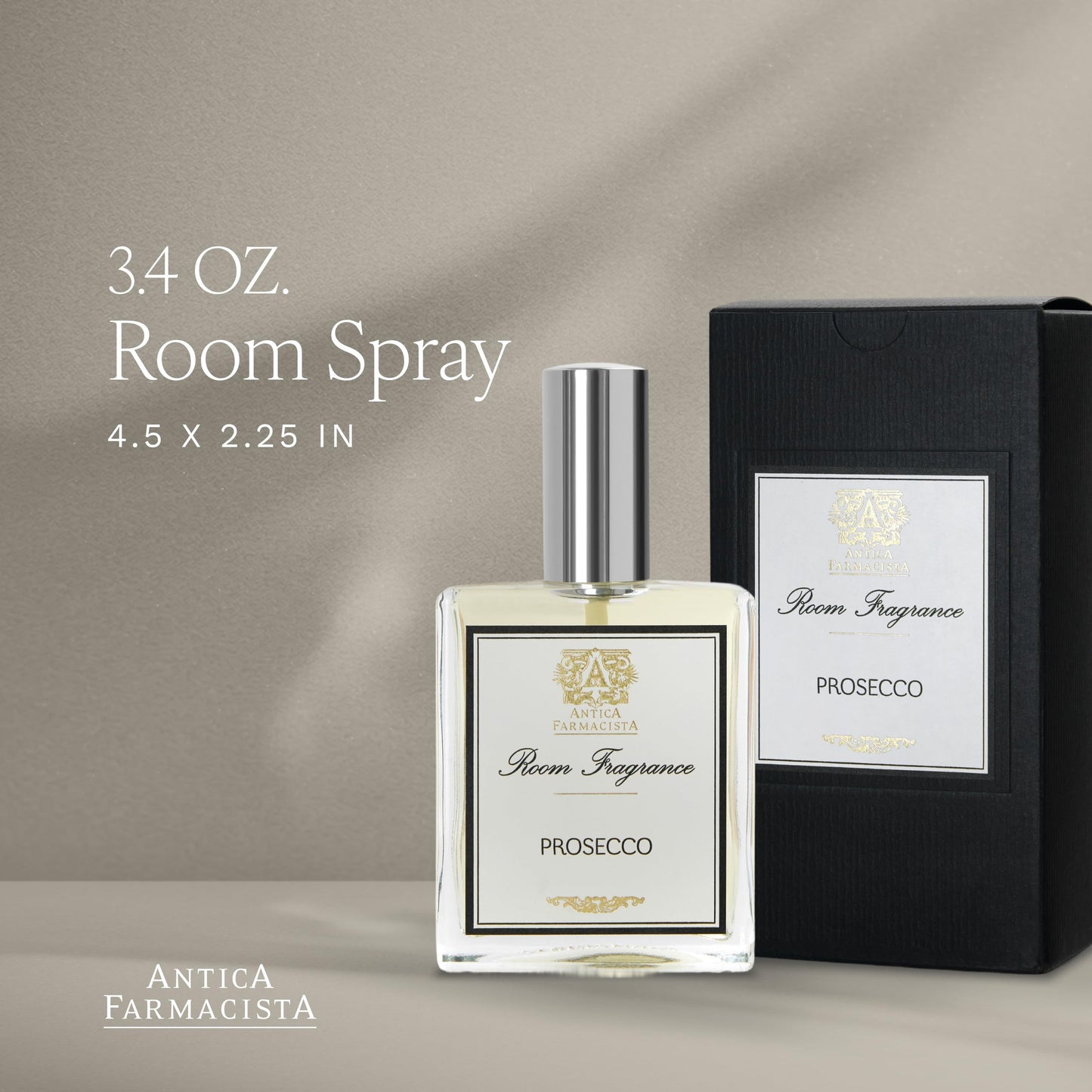Antica Farmacista Room Spray - Elegant House Spray - Long-Lasting, Room Fragrance - Luxury Gift for Housewarming - Prosecco, 3.4 fl oz