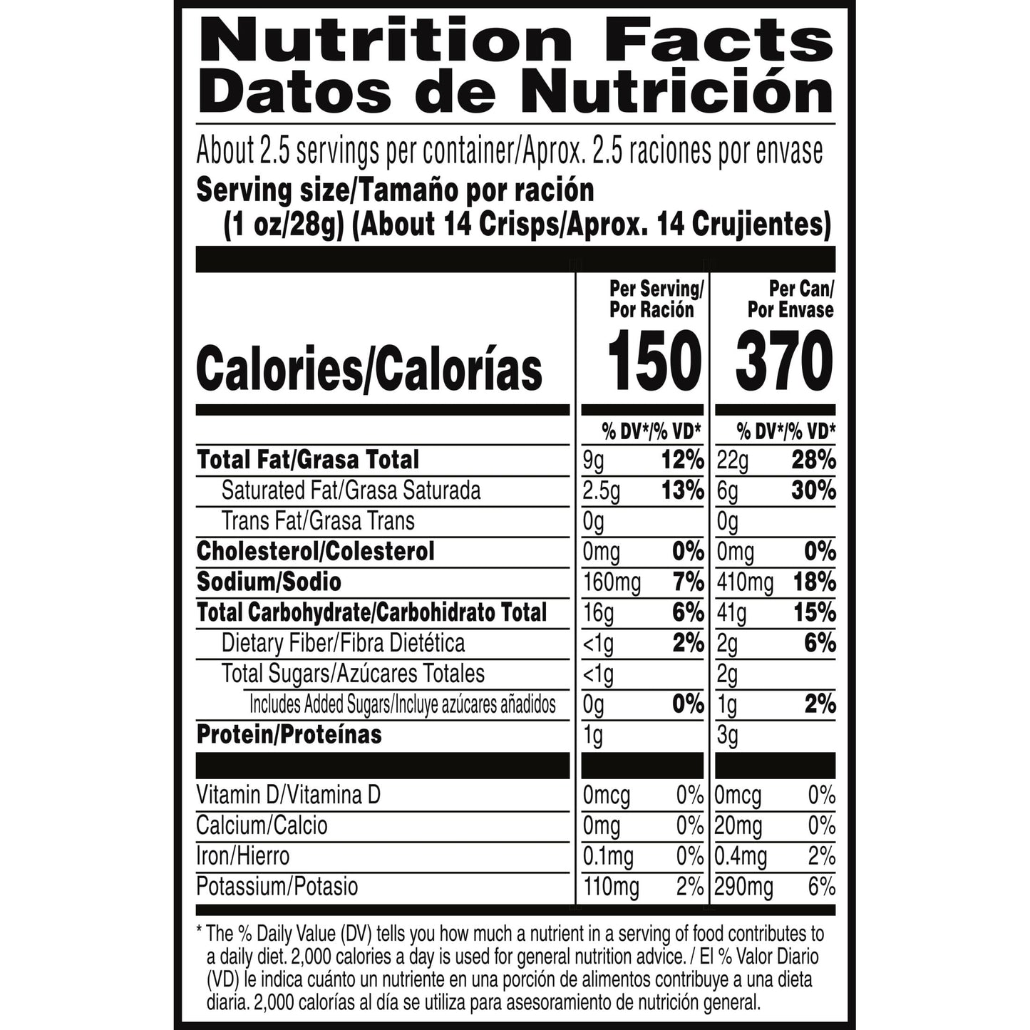 Pringles Potato Crisps Chips, Lunch Snacks, Office and Kids Snacks, Grab N' Go, Sour Cream and Onion, 1.88 Pounds (12 Cans)