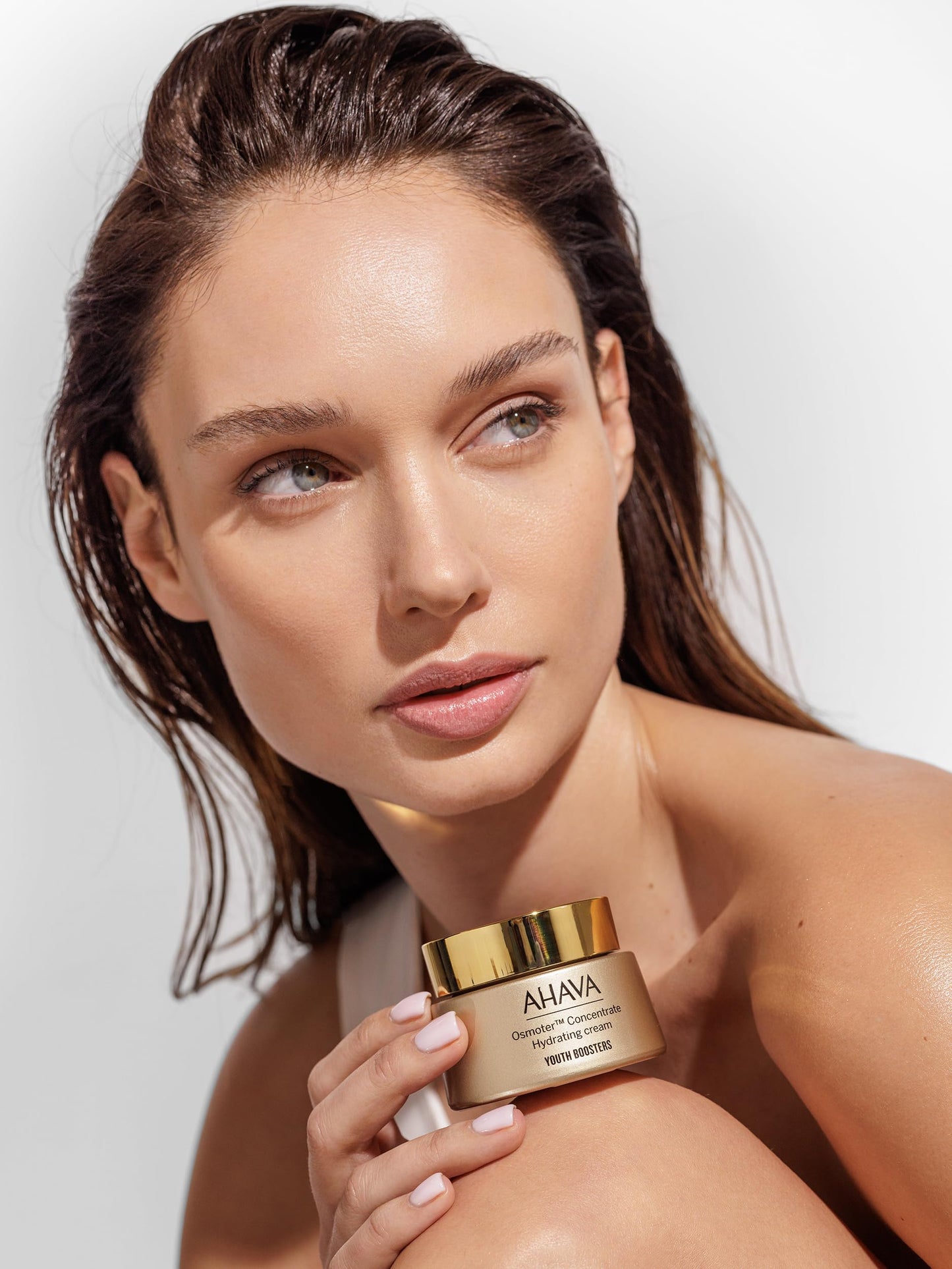 AHAVA Osmoter Concentrate Hydrating Cream - Light Cream to Boost Skin’s Youthfulness, Protect From Blue Light & Reduce Signs of Aging, with Osmoter X3, Calendula Extract & Jojoba Seed Oil, 1.7 Fl.Oz