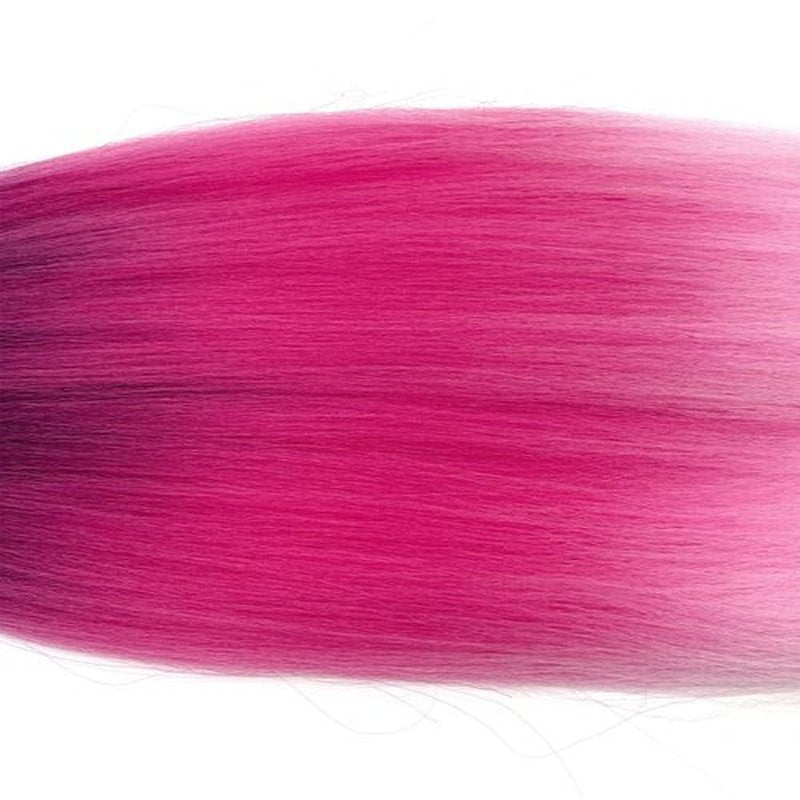 Ombre Braiding Hair Pre Stretched Purple Pink Braiding Hair Ombre Colored Hair Extensions for Braiding Micro Box Braids Knotless Yaki Ombre Kanekalo Prestretched Braiding Hair 24 Inch Folded 3 Packs