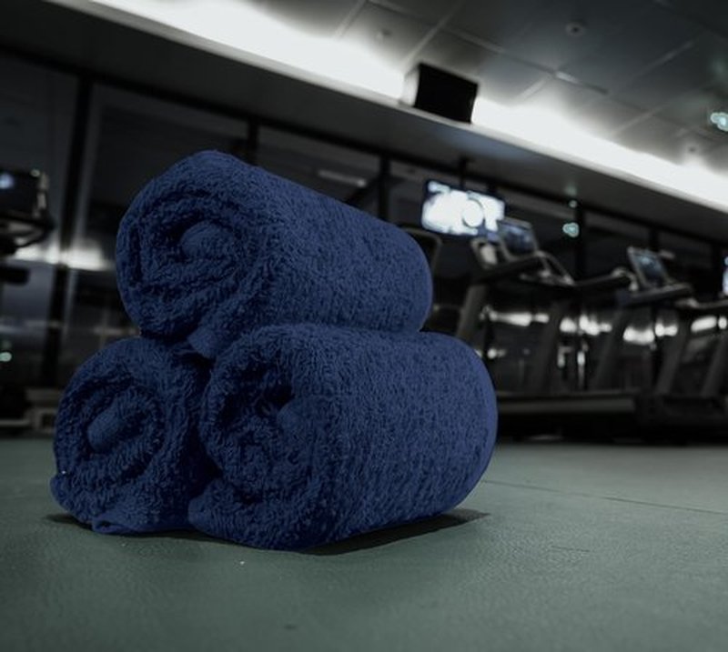 Utopia Towels 24 Pack Cotton Washcloths Set - 100% Ring Spun Cotton, Premium Quality Flannel Face Cloths, Highly Absorbent and Soft Feel Fingertip Towels (Navy)