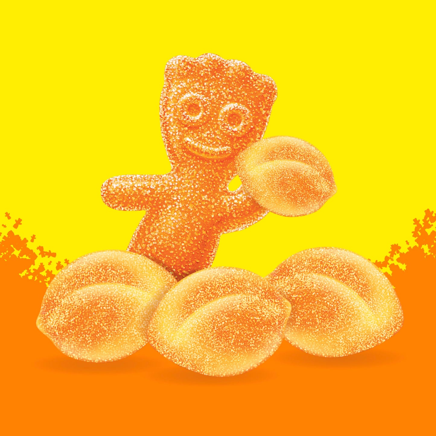 SOUR PATCH KIDS Peach Soft & Chewy Gummy Candy, Bulk Candy, 12 - 3.56 oz Bags