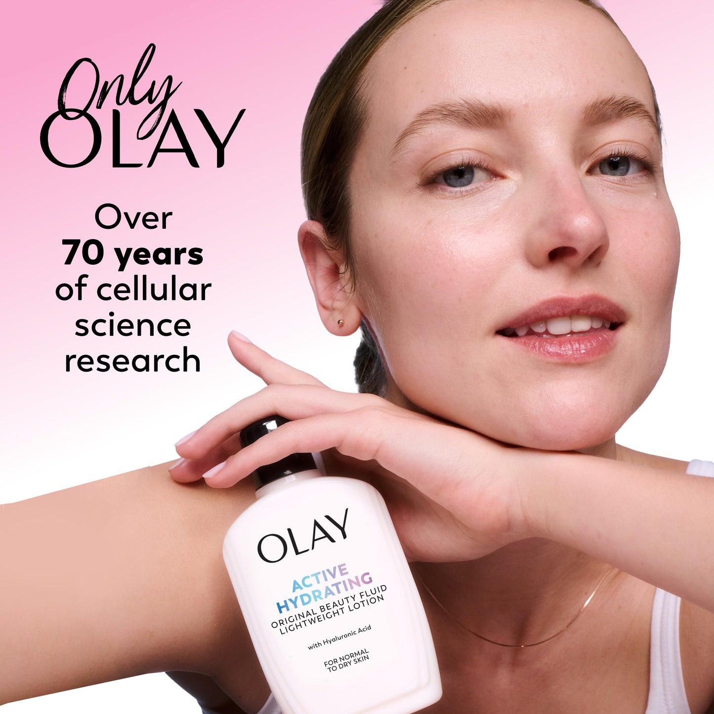 Olay Face Moisturizer, Active Hydrating Beauty Moisturizing Lotion, 6 fl oz