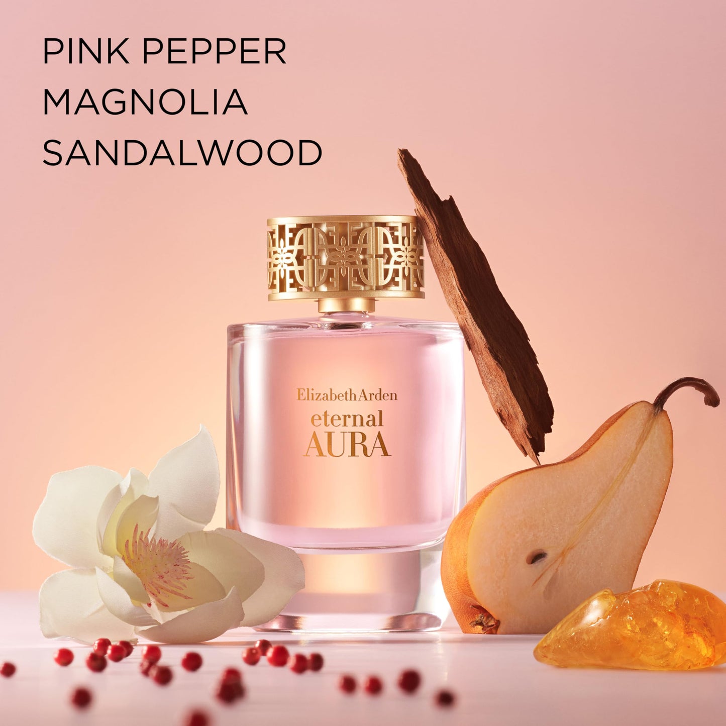 Elizabeth Arden Eternal Aura Eau de Parfum, Perfume for Women with Notes of Pink Pepper, Magnolia, and Sandalwood - Floral & Amber Women's Perfume for Her 30ml, 1.0 fl oz