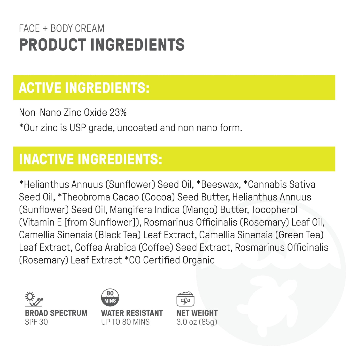 Raw Elements Face and Body Mineral Sunscreen SPF 30 Tin, Organic Sunblock Daily Protection, Non Toxic Reef Safe, Water Resistant, Cruelty Free, Plastic Free