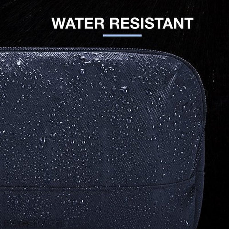 BAGSMART Travel Toiletry Bag for Men, Dopp Kit Water Resistant Shaving Bag for Toiletries Accessories, Navy-Medium