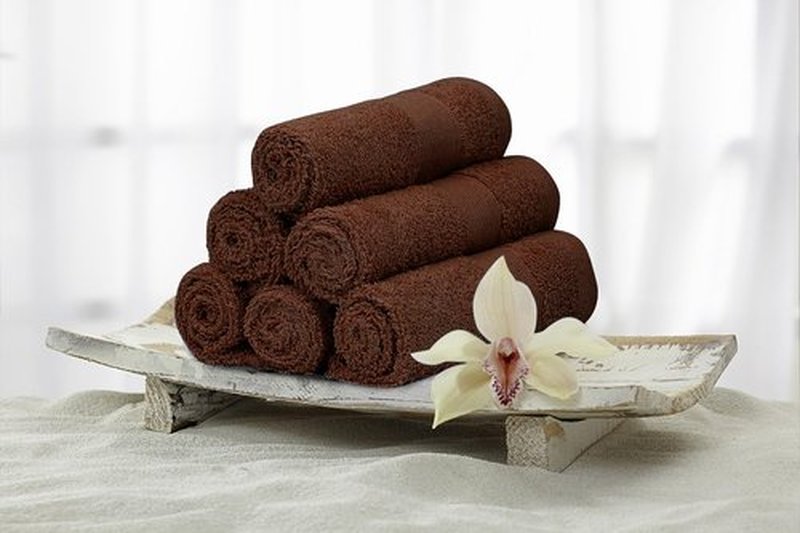 Premium Wash Cloths Pack of 12 (13" x 13" Inches)- 100% Combed Ring Spun Cotton WashCloth - Luxury Washcloths – Ultra Soft Face Towels - Highly Absorbent Wash Cloth for Face (Dark Brown)