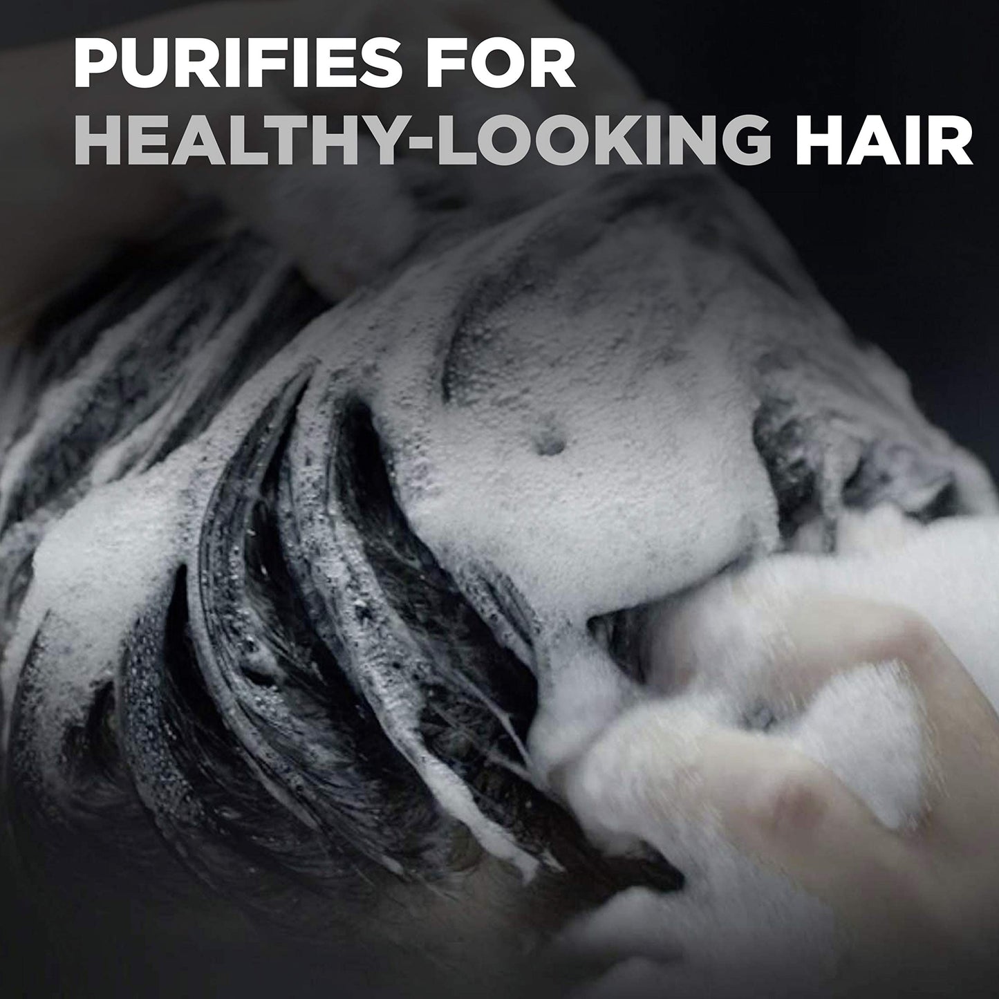 100% recycled & recyclable plastic bottle. Cruelty-free shampoo. Globally, Dove does not test on animals.