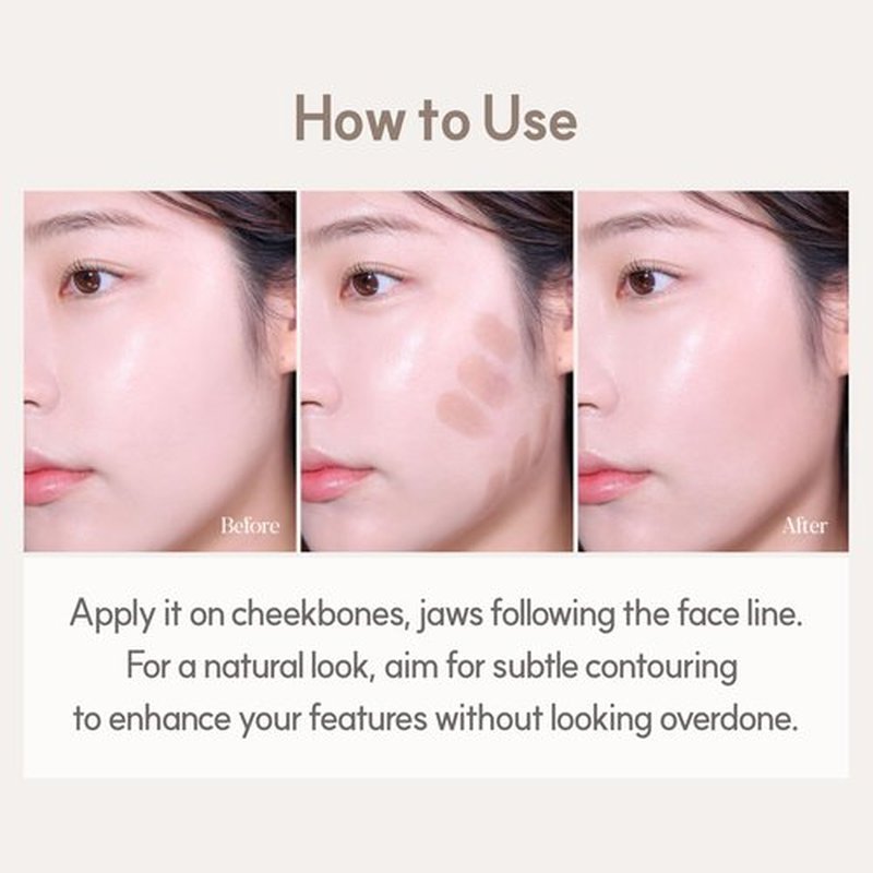 espoir Be Glow Shading Stick Contour #Neutral Gray │Smooth Gliding Face Shaping Makeup │ Subtle Contour Color fo Natural Look on Face │Creamy Solid Texture │Korean Makeup │Daily Makeup