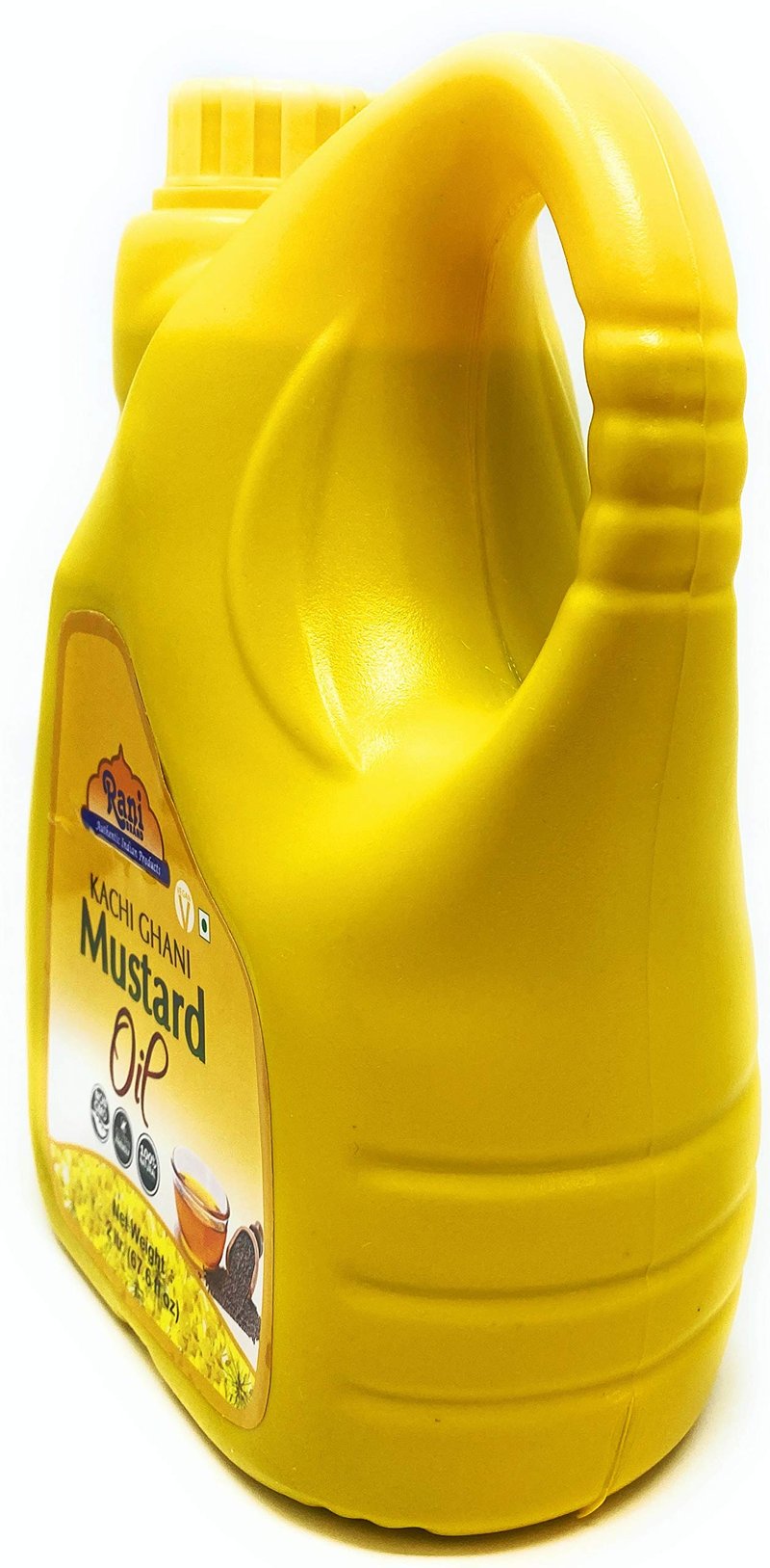 Rani Mustard Oil (Kachi Ghani) 67.6 Ounce (2 Liter) NON-GMO | Gluten Free | Vegan | 100% Natural | Kosher
