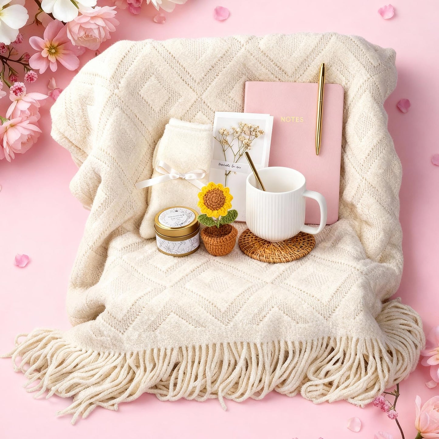 Birthday Gift for Women Friendship, Gifts for Women Birthday Unique Self Care Package Gifts Basket for Best Friend, Sister, Mom, Teen Girls, Wife, Girlfriend, Coworker