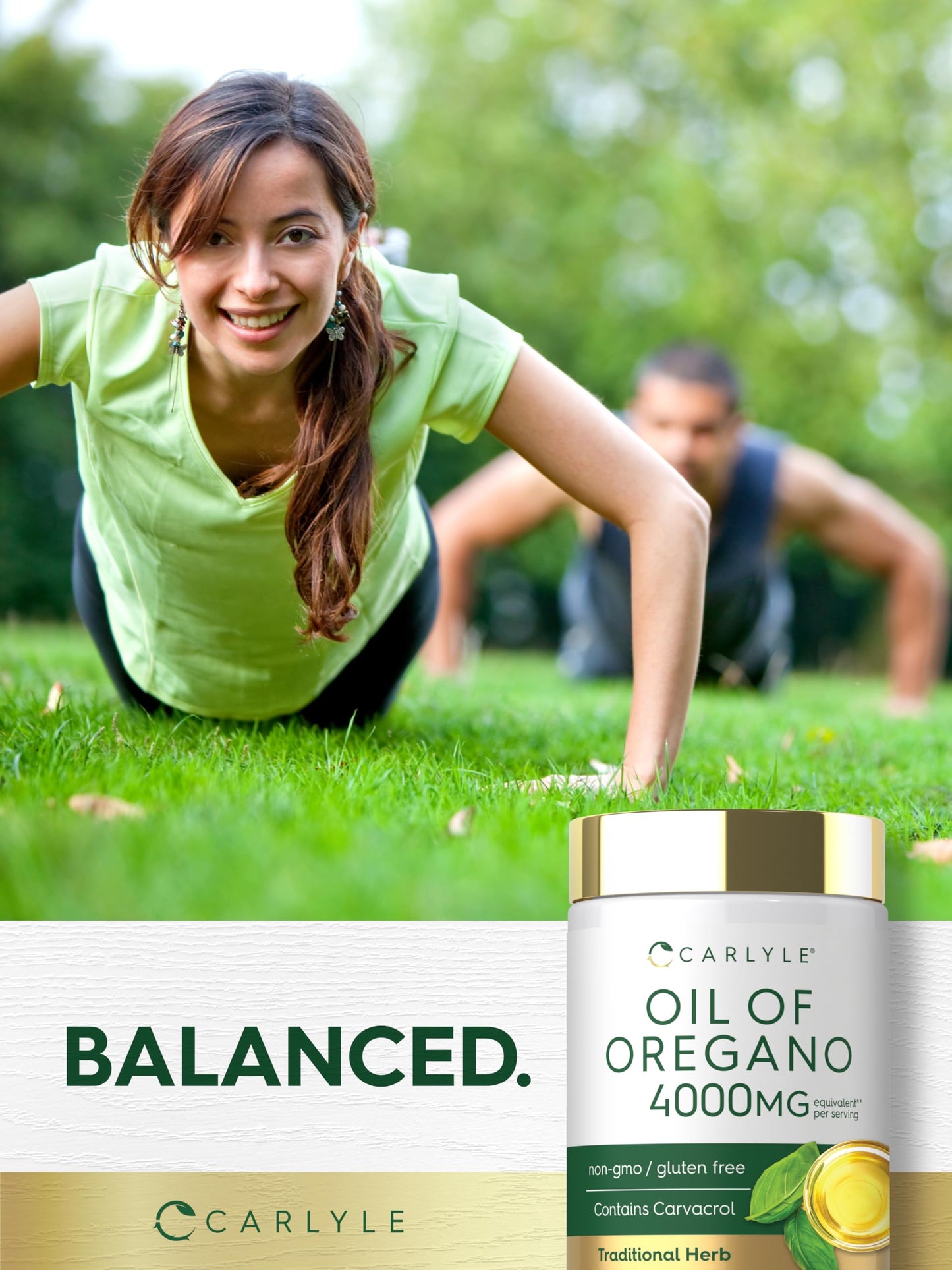 Carlyle Oregano Oil Supplement | 150 Softgel Capsules | Contains Carvacrol
