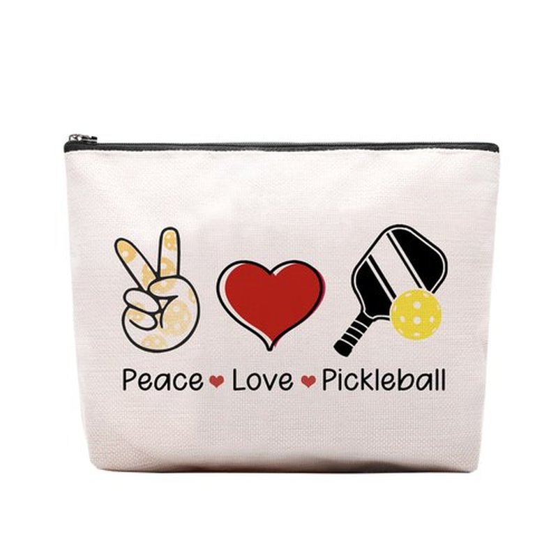 CEASQVAA Ball Gifts for Women Ball Player Makeup Bag, Gifts for Ball Lover Makeup Zipper Pouch Bag, Ball Lover Accessories Gift For Women