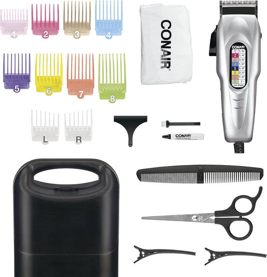 ConairMAN Hair Clippers for Men, 21-Piece Home Hair Cutting Kit