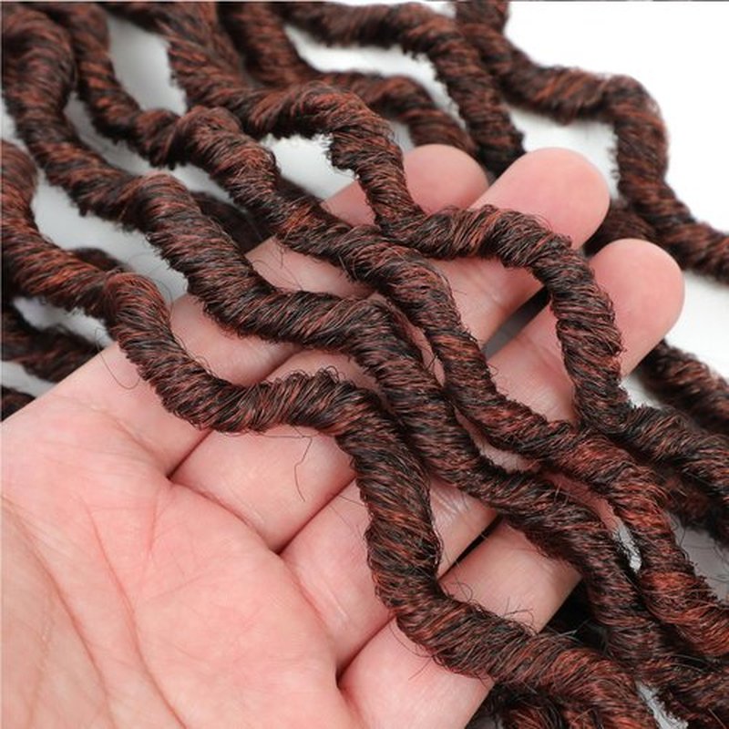 Karida Goddess Locs Crochet Hair 12 Inch, 8 Packs Upgraded Crochet Hair for Black Women, Pre Looped Crochet Faux Locs With Curly Ends (12 Inch (Pack of 8), T350#)